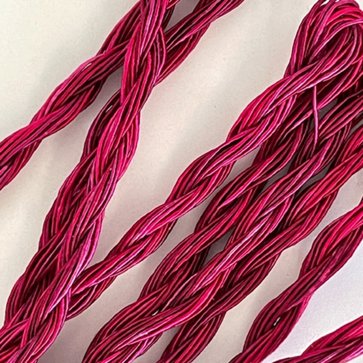www.colourstreams.com.au Colour Streams Hand Dyed Gimp DL 54 Lipstick Purples Pinks