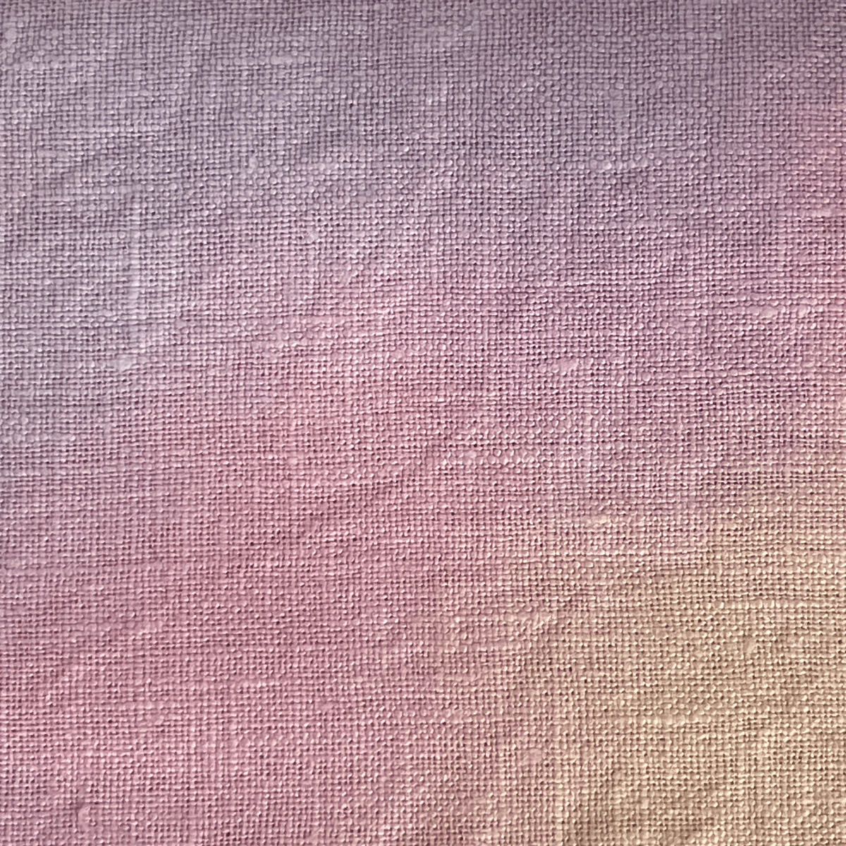 www.colourstreams.com.au Colour Streams Linen 36 Count Hand Dyed Dawn DL 12 Yellows Purples Pinks Embroidery Cross Stitch Textile Arts FIbre Embroidery Slow Stitching Counted Meditative Australia