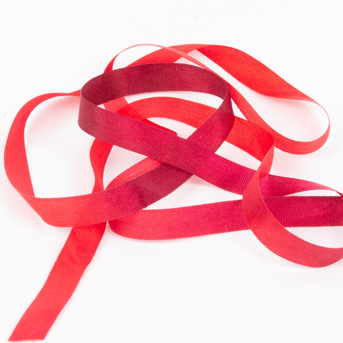 Ribbon - Hand-Dyed Silk - Cherry Kiss DL 63
