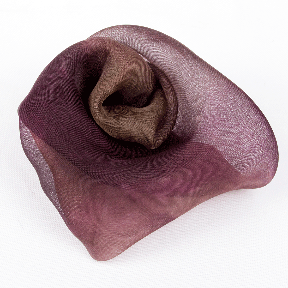 www.colourstreams.com.au Colour Streams Silk Organza Aubergine Truffle 48